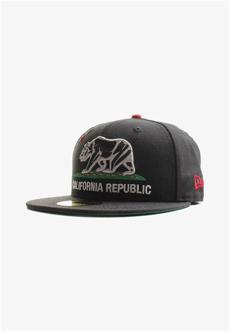 New Era BLA 59FIFTY CALIFORNIA REPUBLIC .